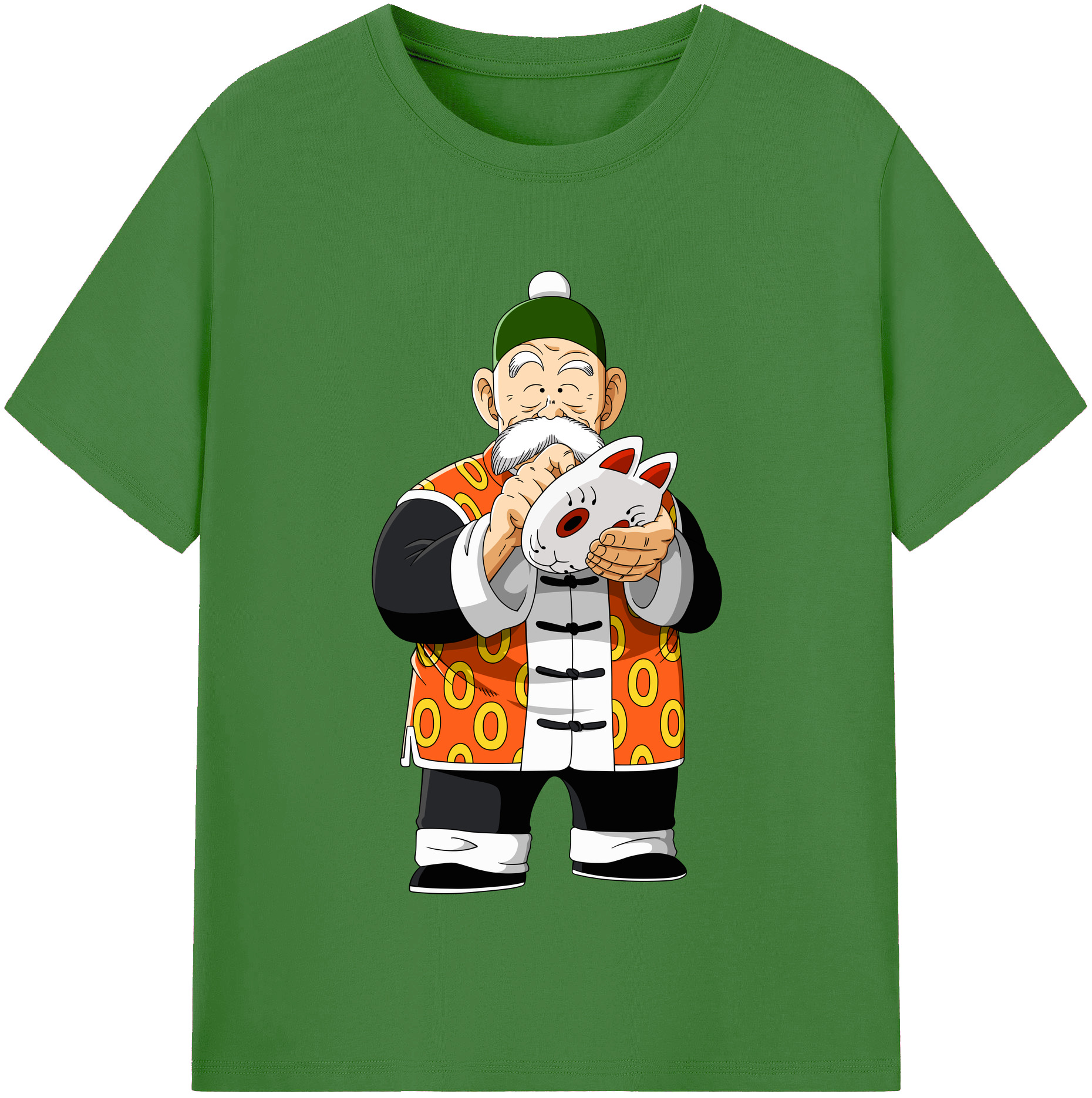 （画像用） ドラゴンボール 亀仙人（かめせんにん） DRAGON BALL Master Roshi Kame Sennin レディースカジュアルプリントTシャツ（綿100％）